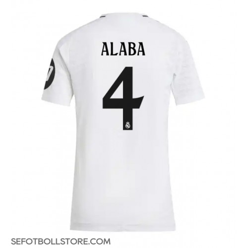 Real Madrid David Alaba #4 Replika Hemmatröja Dam 2024-25 Kortärmad